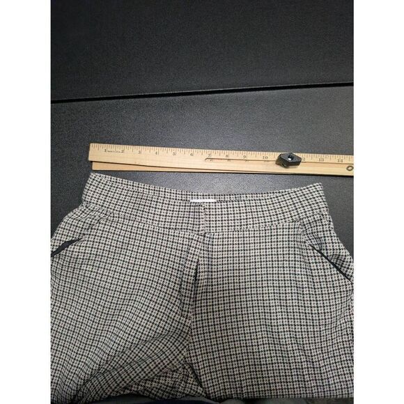 Nordstrom Rack Kick Flares Houndstooth Print Classic Boot Leg High Rise Waist Wo - Picture 5 of 6